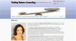 Desktop Screenshot of findingbalancecounseling.com